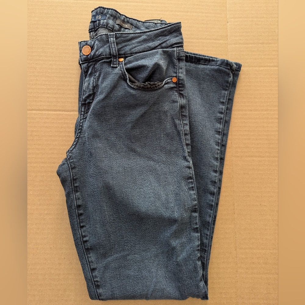 Level 99 Boot Cut Blue Denim Jeans Sz 29P Petite *GUC